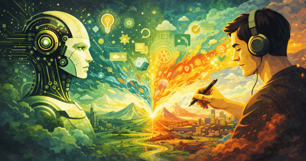 Blending AI and Human Creativity